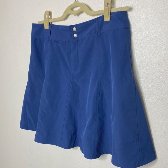 Sahalie Blue A-Line Mini Athletic Skirt - Picture 2 of 5